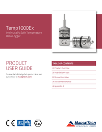Thumbnail of document Manual - Temp1000Ex Temperature Data Logger